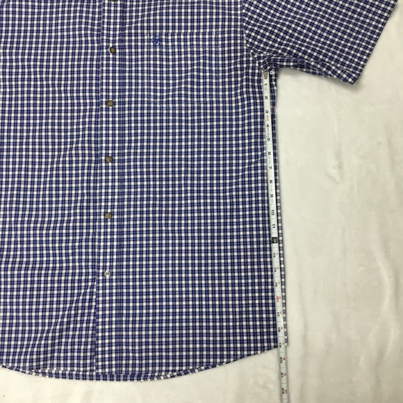 Ariat Pro Series Stretch Short Sleeve Button Down Shirt Men’s size Large - Picture 5 of 6
